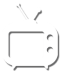 White Television Icon